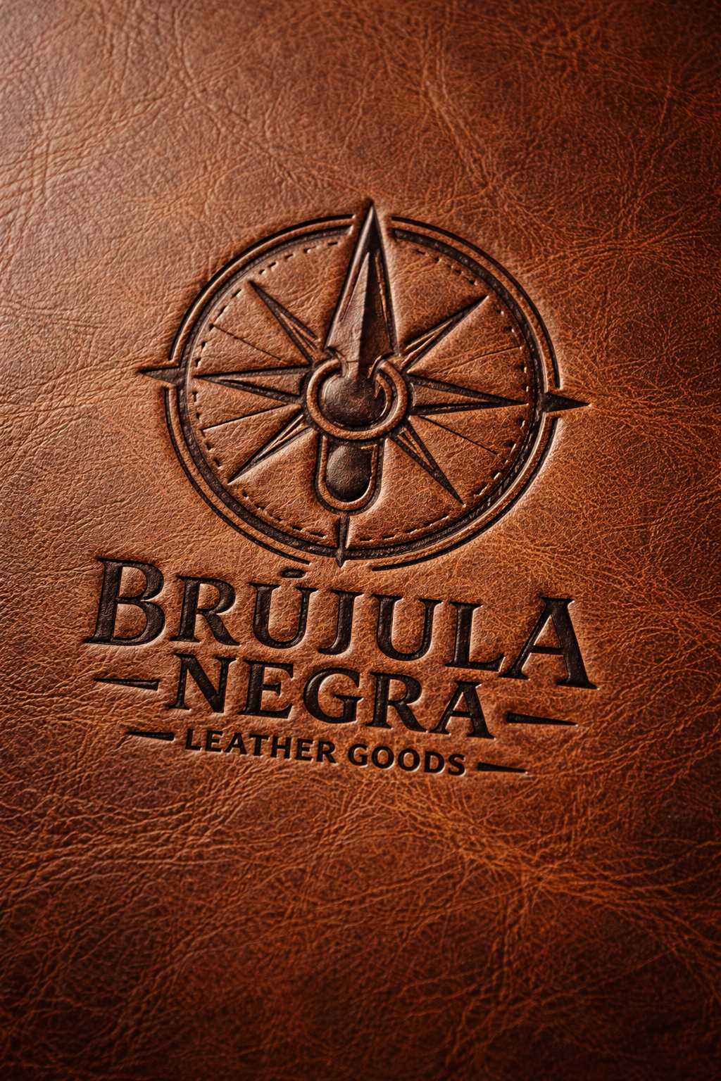 Logo grabado en cuero